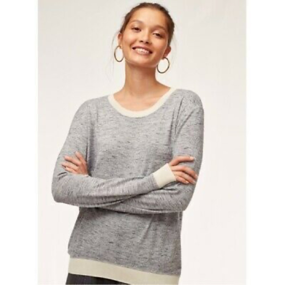 Aritzia Wilfred Scoop Neck Sweater